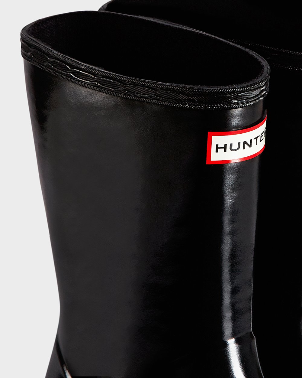 Hunter Original First Classic Gloss Rain Boots - Online Shop Kids Black - OFEADX027